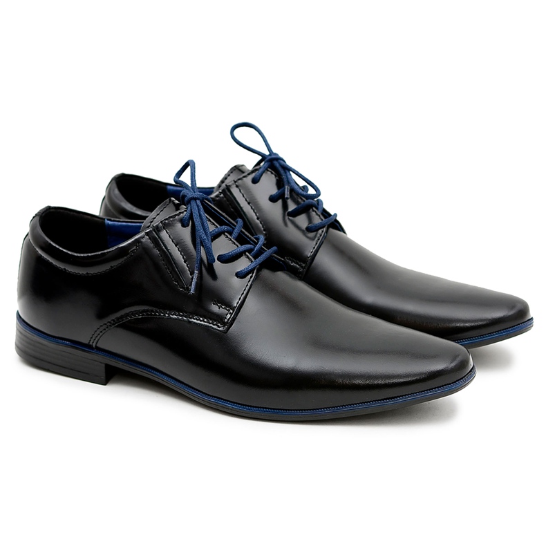 Mateos Chaussures habillées Marcello noires pour hommes le noir