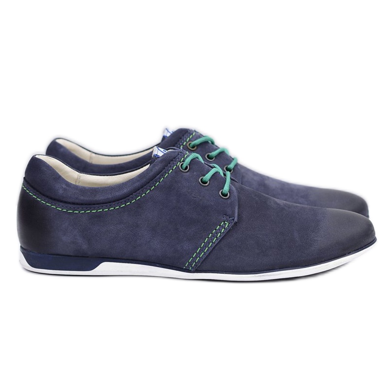 Krisbut Chaussures Homme Dimonde Bleu Marine En Cuir