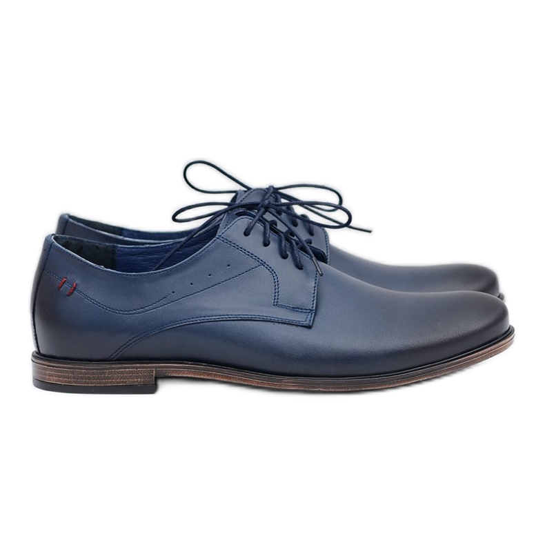 Nikopol Chaussures Homme Cuir Bleu Marine James