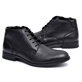 EVE Bottines Homme Cuir Noir Chaussures Artemigo