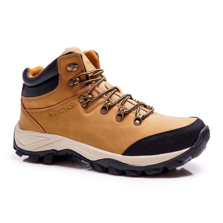 EVE Chaussures de trekking pour hommes réchauffées avec de l'agneau Jax brun EVE Chaussures de trekking pour hommes réchauffées avec de l'agneau Jax brun