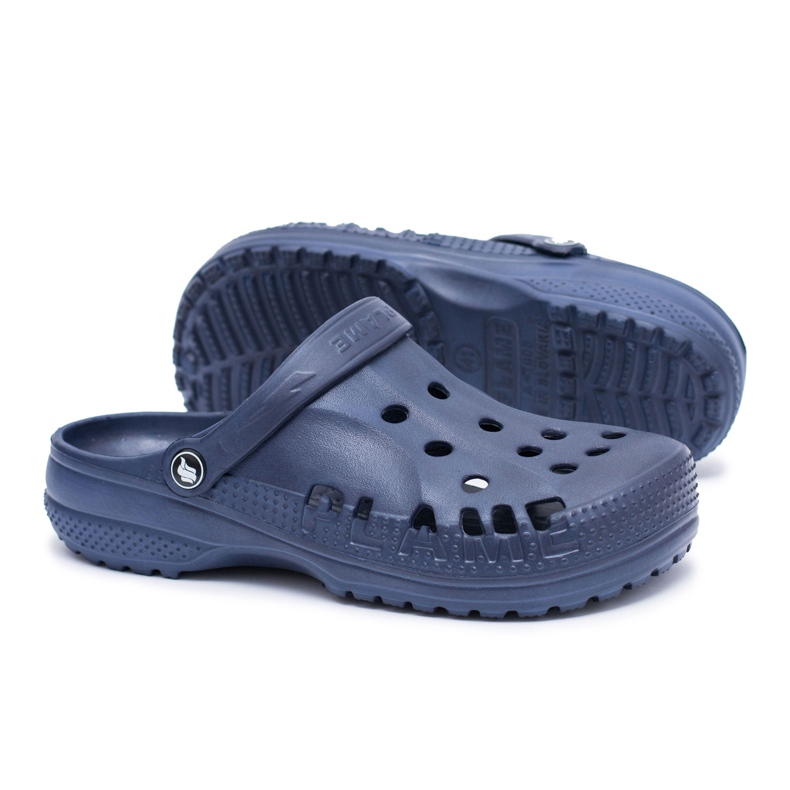 Flameshoes Chaussons Homme Piscine Kroks Eva Bleu Marine