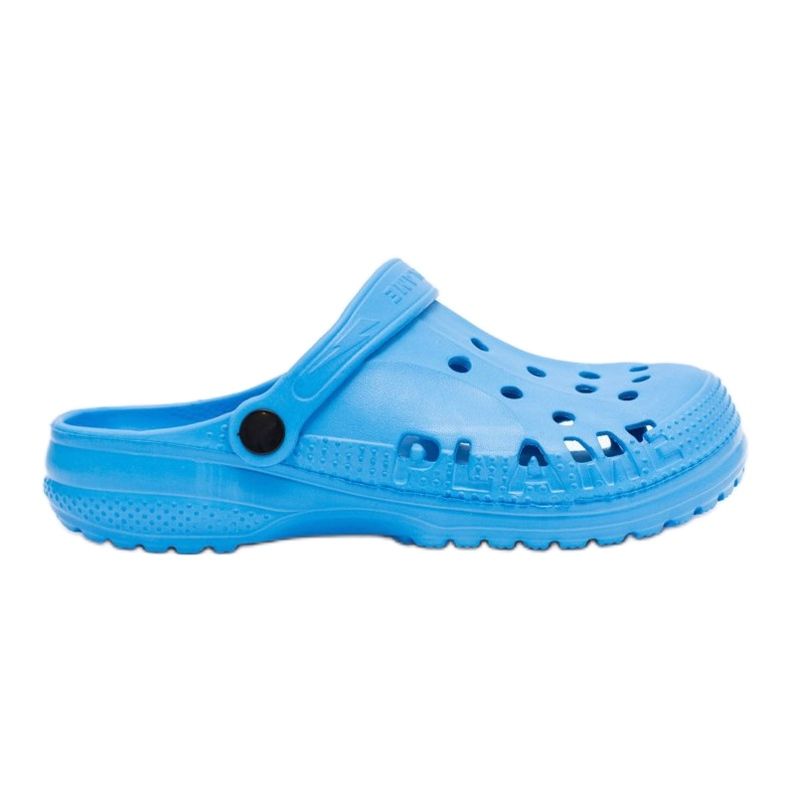 Flameshoes Chaussons Femme Bleu Clair Crocs Eva