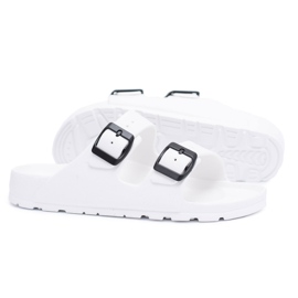 Flameshoes Chaussons Femme Light Garden Blanc