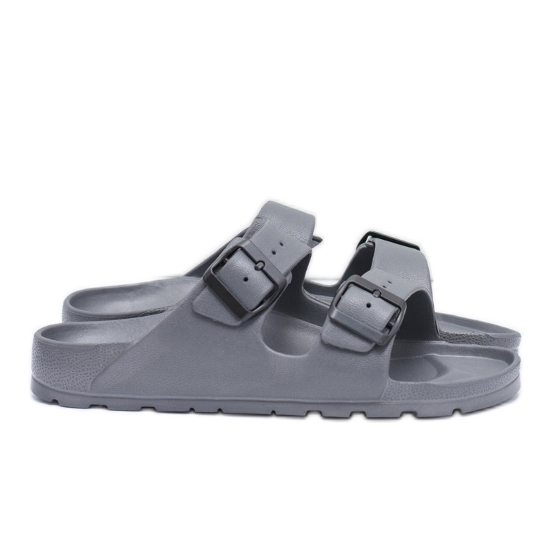 Flameshoes Pantoufles Garden Light Grises Pour Hommes