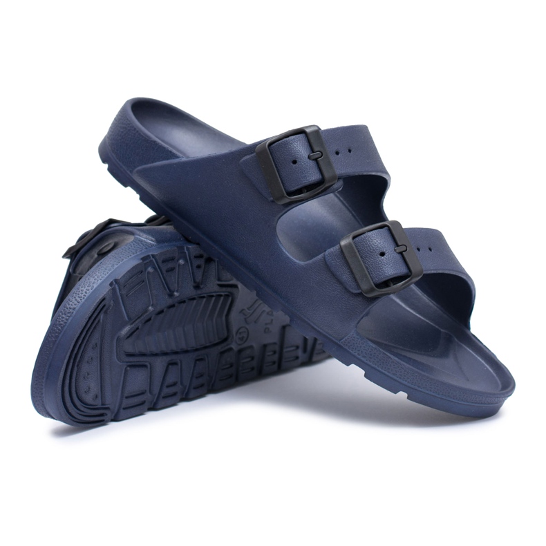 Flameshoes Chaussons Homme Bleu Marine Garden Light Flameshoes Chaussons Homme Bleu Marine Garden Light