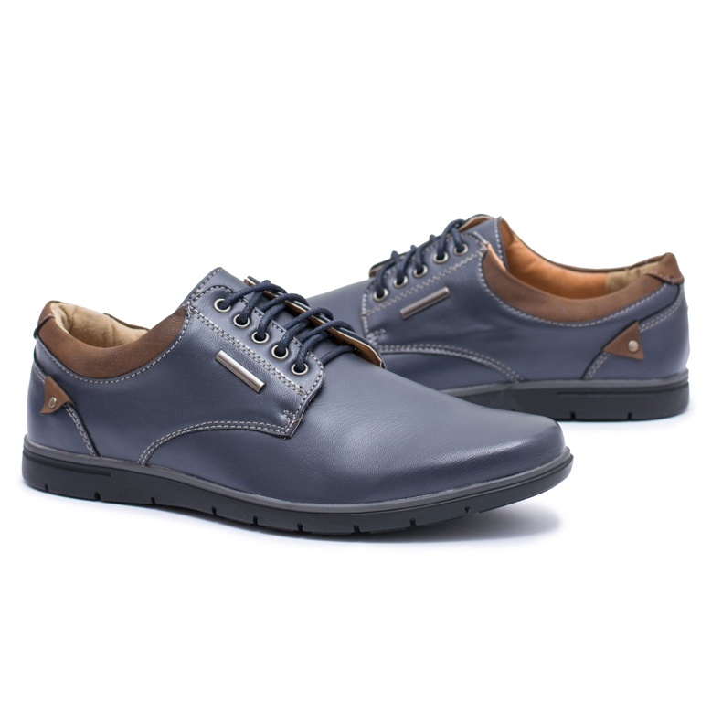 Chaussures Richelieu Homme Efrato Bleu Marine