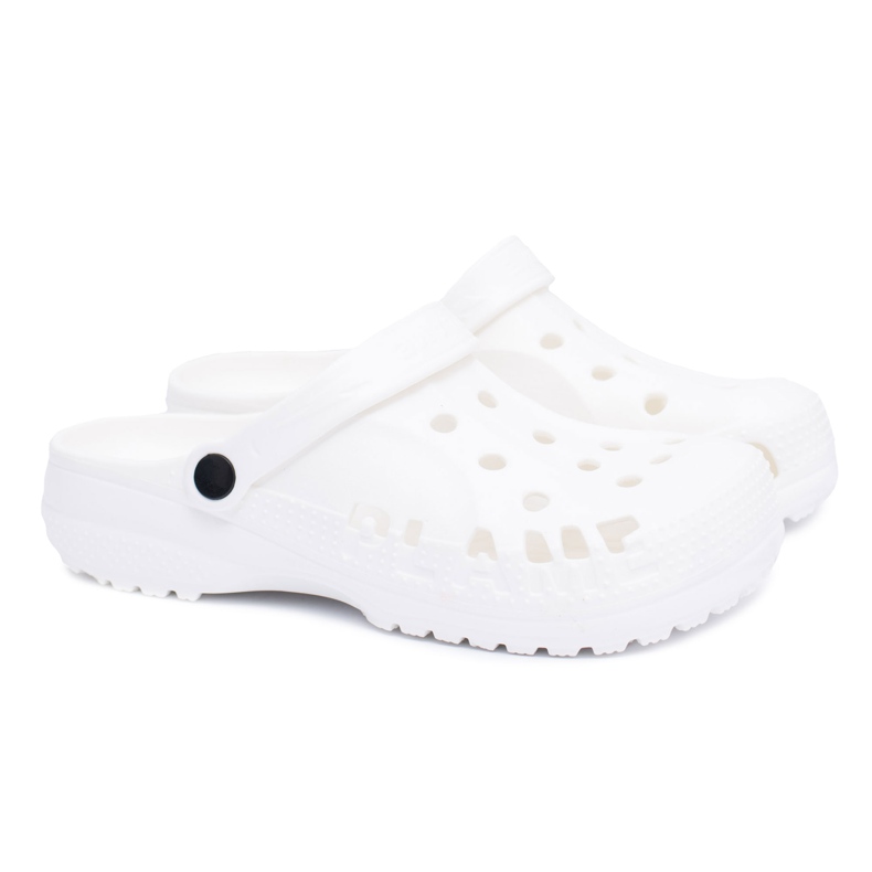 Flameshoes Chaussons Homme Piscine Kroksy Eva Blanc blanche