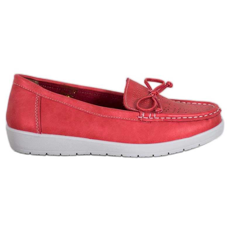 SHELOVET Mocassins confortables rouge SHELOVET Mocassins confortables rouge