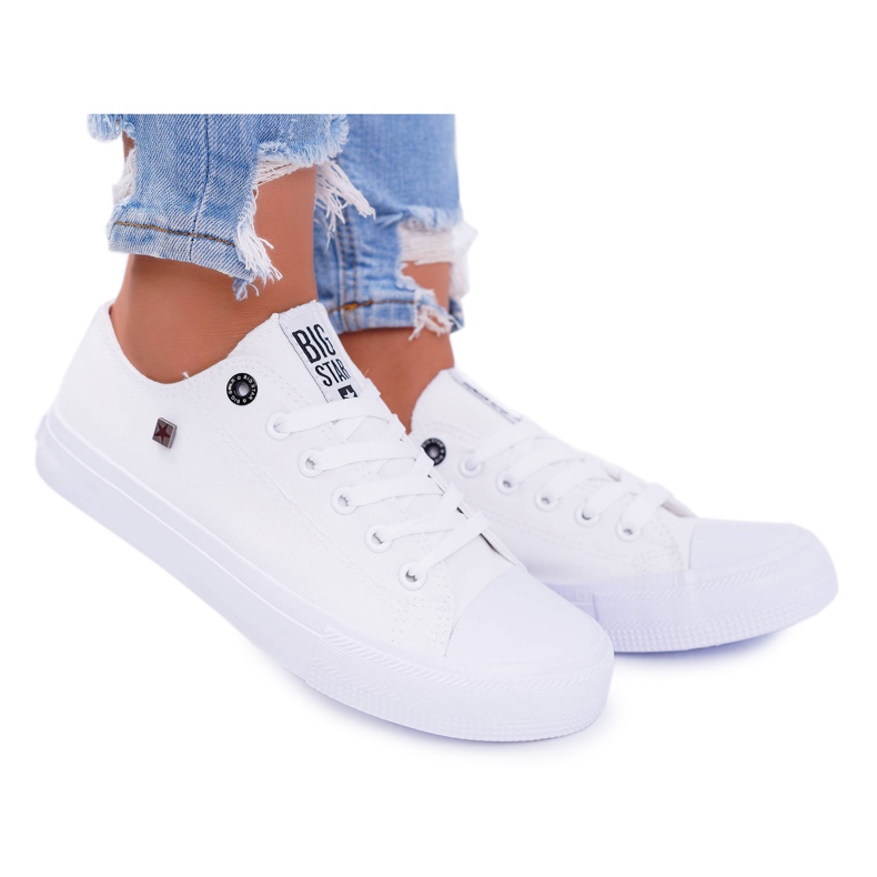 Baskets Femme Big Star Blanc AA274010 blanche Baskets Femme Big Star Blanc AA274010 blanche