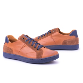 Neex Chaussures décontractées Ender pour hommes en cuir marron brun Neex Chaussures décontractées Ender pour hommes en cuir marron brun