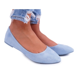SEA Ballerines Femme Bleu Daim Bueno