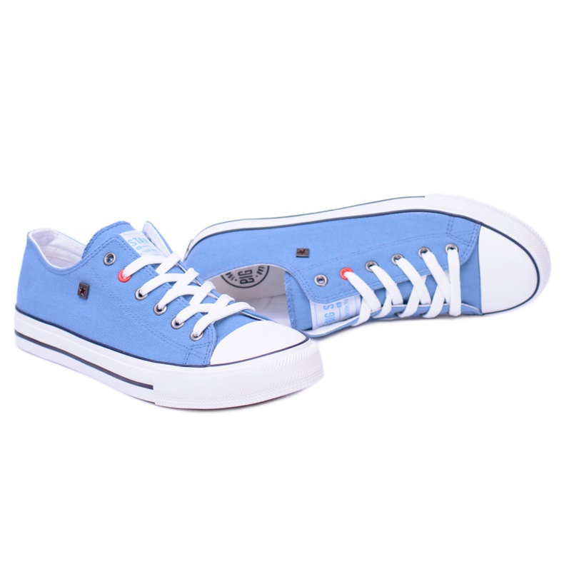 Baskets bleues Big Star Low pour hommes T174108 Baskets bleues Big Star Low pour hommes T174108