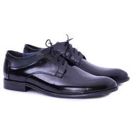 Bednarek Polish Shoes Richelieus Homme Bednarek Élégant Chaussures Habillées En Cuir Noir Maksim