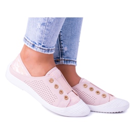 Baskets à enfiler Lu Boo roses pour femmes Lace Emena Baskets à enfiler Lu Boo roses pour femmes Lace Emena