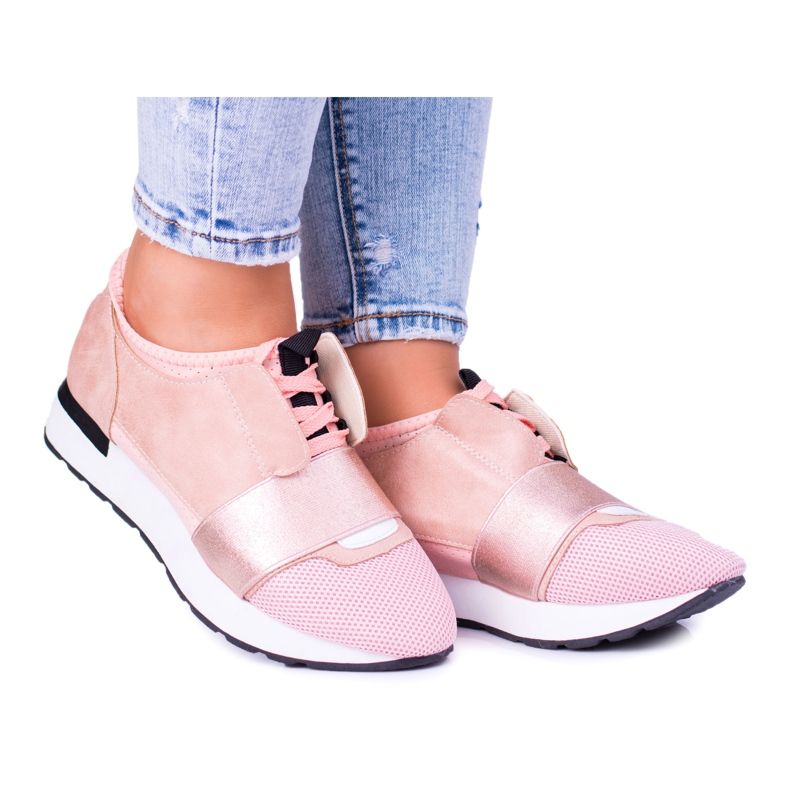 Lu Boo Chaussures de Sport Femme Rose Madoni
