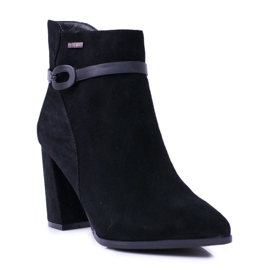 Bottines en daim noires Big Star BB274383