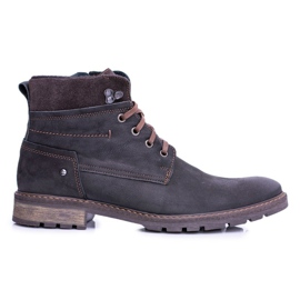 Bottes chaudes Neex en cuir noir pour hommes Kobe brun le noir Bottes chaudes Neex en cuir noir pour hommes Kobe brun le noir