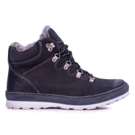 Mario Boschetti Bottes chaudes en cuir noir pour hommes Abelo