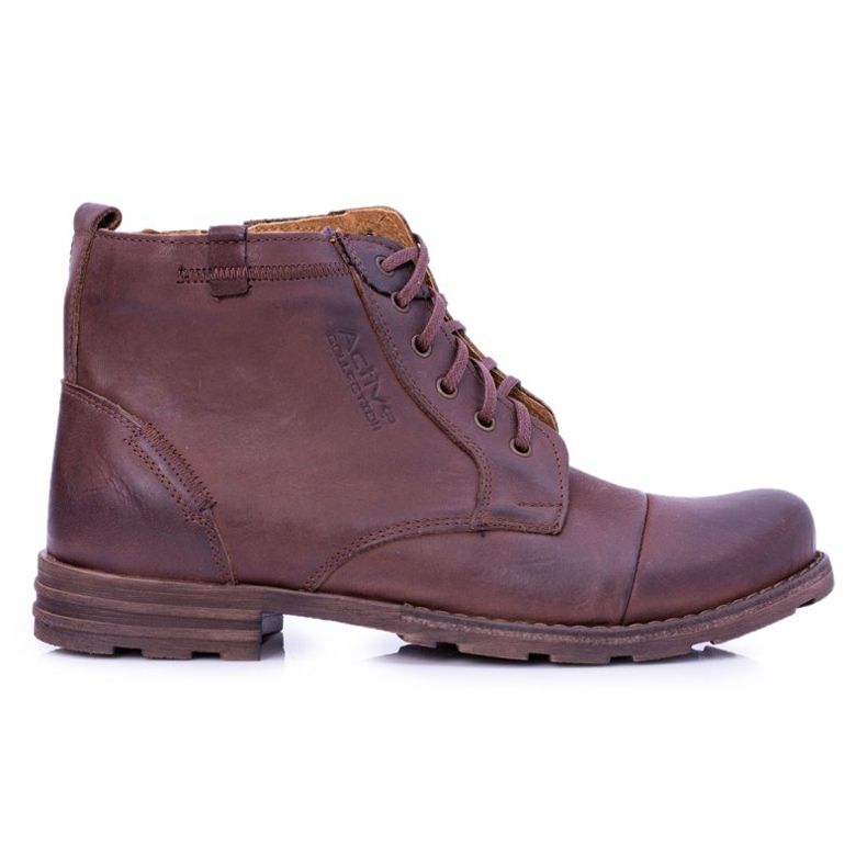 Polbut Bottes chaudes marron pour hommes Mortale brun