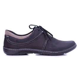 KOMODO Chaussures Nubuck Homme Noires Fuego