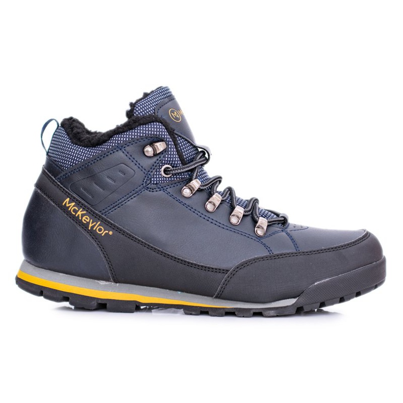 Mckeylor Chaussures Trekking Homme Bleu Marine avec Reflex Fleece