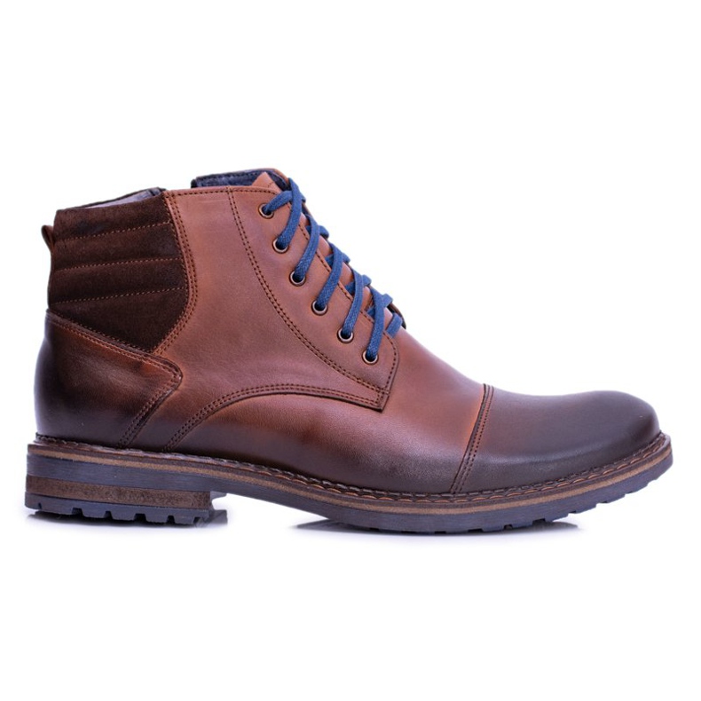 Bottes Nikopol en cuir pour hommes Bottes Ford marron brun