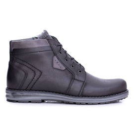 Polbut Bottes chaudes noires pour hommes Verno
