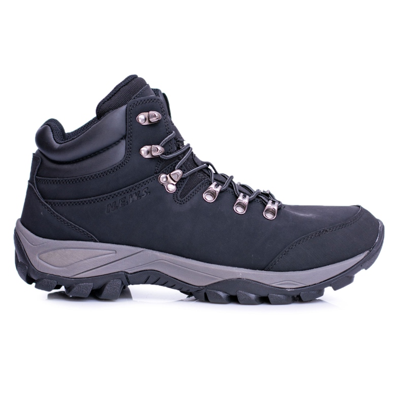 EVE Chaussures de Trekking Chaudes Homme Noir Jax le noir