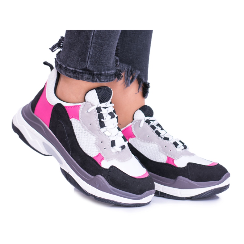 Moow Chaussures de sport pour femmes blanches Sponeto multicolore