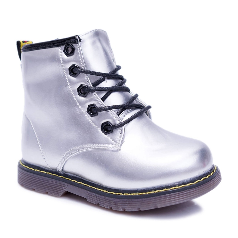 Bottes Enfant Chauffées Avec Fourrure Trappeurs Argent Debi gris Bottes Enfant Chauffées Avec Fourrure Trappeurs Argent Debi gris