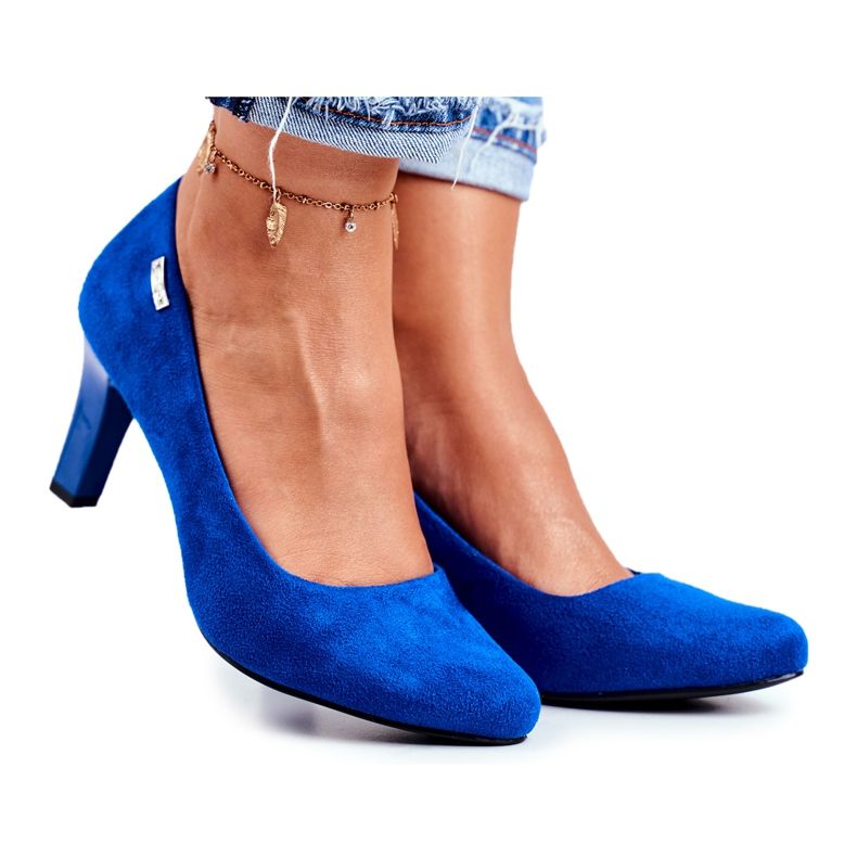 Escarpins femme Sergio Leone Suede Indigo Orsola bleu