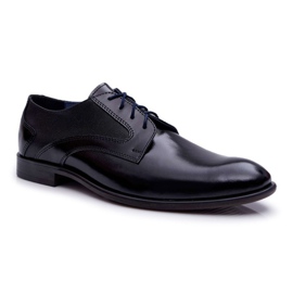 Bednarek Polish Shoes Richelieu Homme Bednarek Elegant Cuir Noir Midas