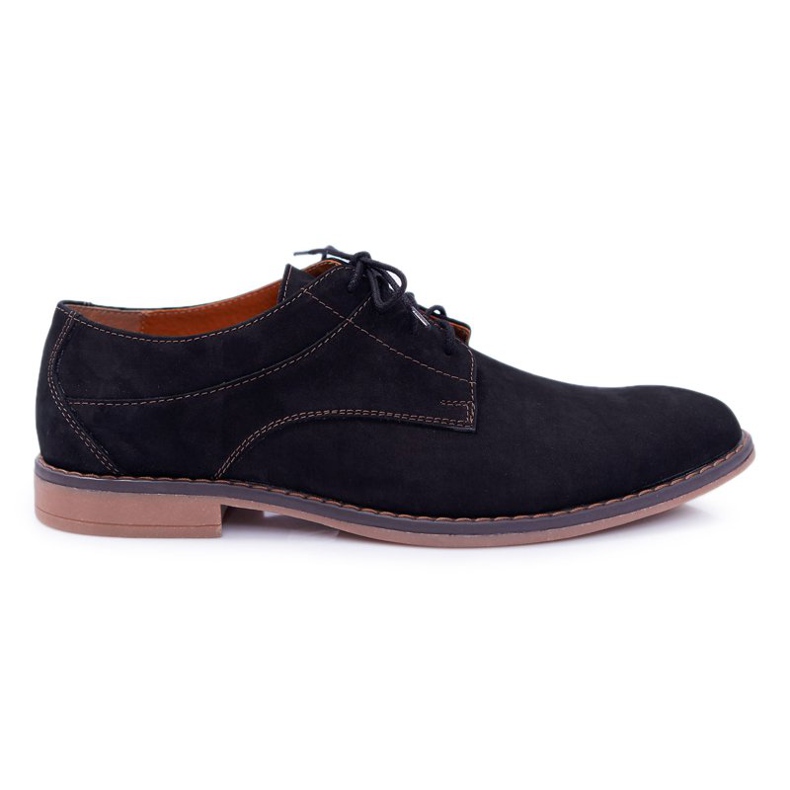 Bednarek Polish Shoes Chaussures Richelieu Homme Bednarek Nubuck Noir Atletos le noir