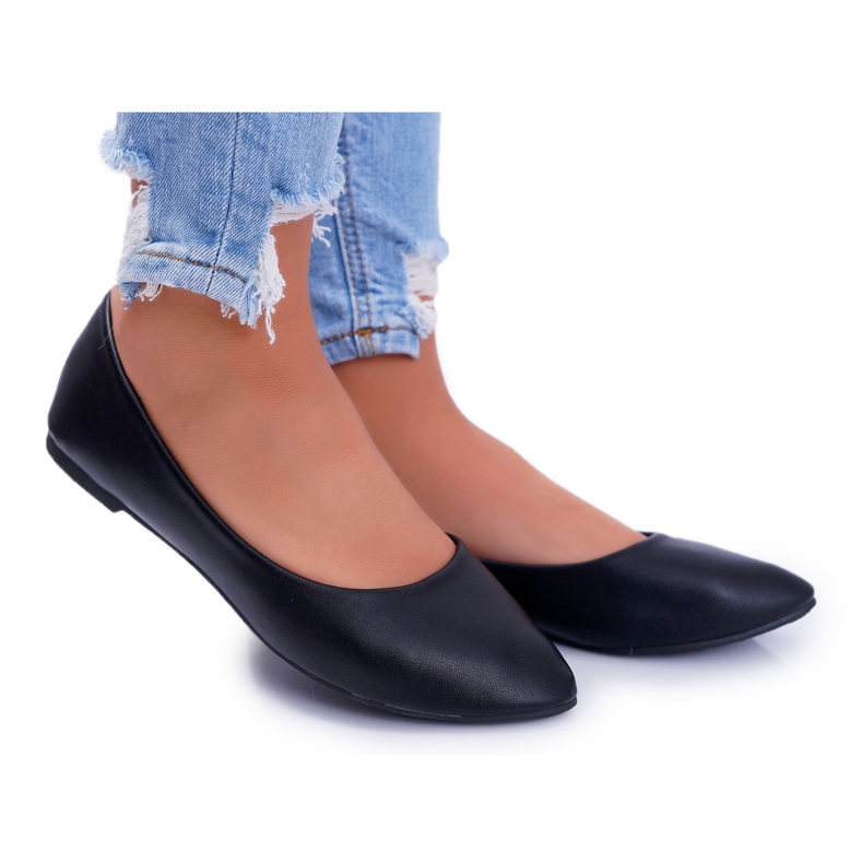 PS1 Ballerines Classiques Femme Noir Lumen le noir