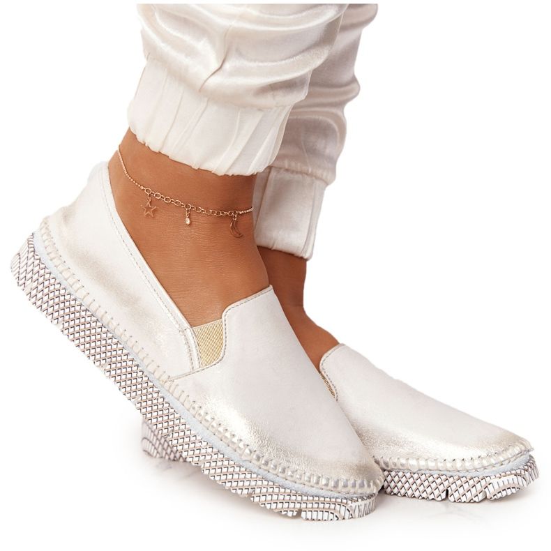 Chaussures Richelieu Femme Maciejka Cuir Slip-on Doré 03512-25 d'or Chaussures Richelieu Femme Maciejka Cuir Slip-on Doré 03512-25 d'or