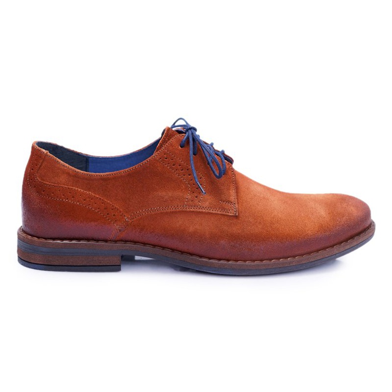 Chaussures décontractées en cuir pour hommes Nikopol Camel Lajos brun Chaussures décontractées en cuir pour hommes Nikopol Camel Lajos brun