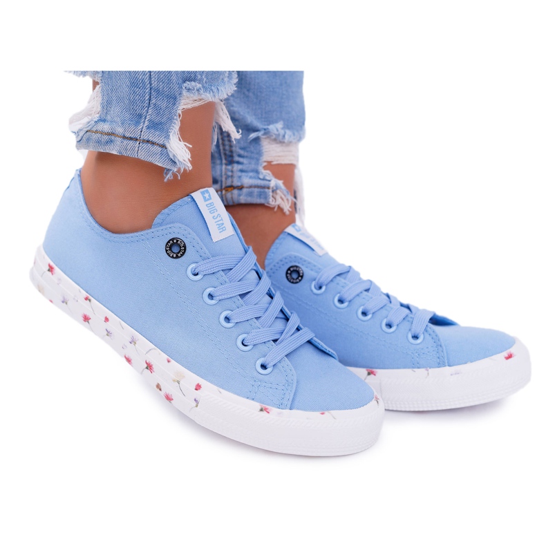 Baskets Basses Femme Big Star Bleu DD274710