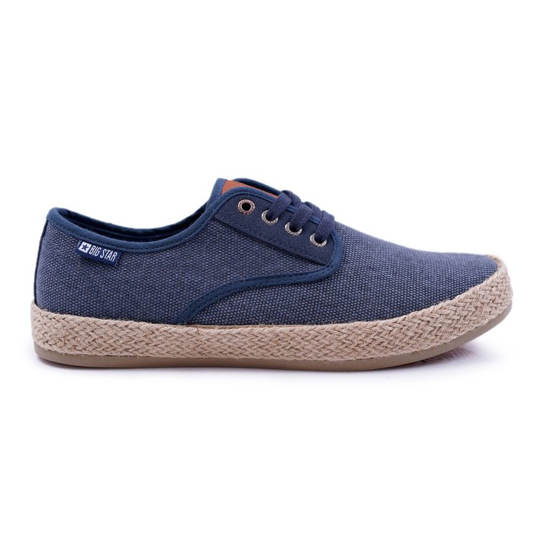 Baskets Homme Espadrilles Big Star Bleu Marine AA174174