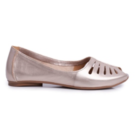 Ballerines Femme Maciejka Cuir Doré 03497-25