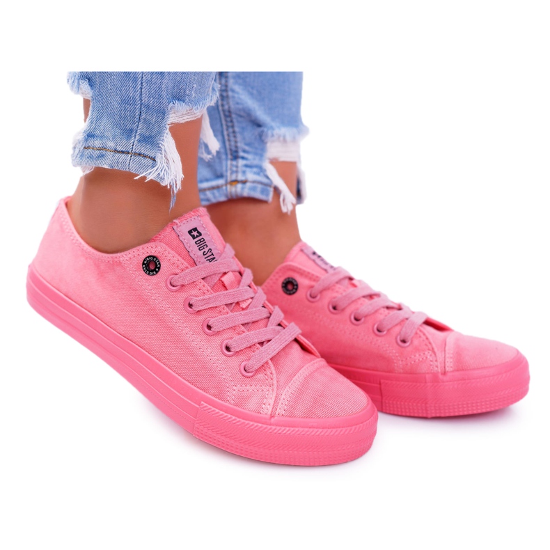 Baskets Femme Big Star Rose DD274444 Baskets Femme Big Star Rose DD274444