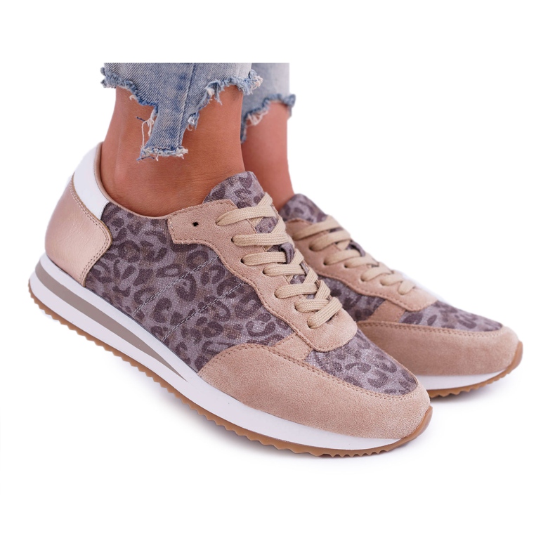 FRANA Chaussures Sport Femme Beige Gyano