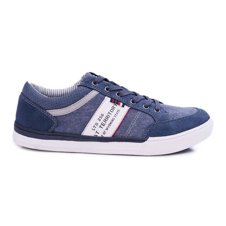 McBraun Chaussures De Sport Pour Hommes Federico Bleu Marine