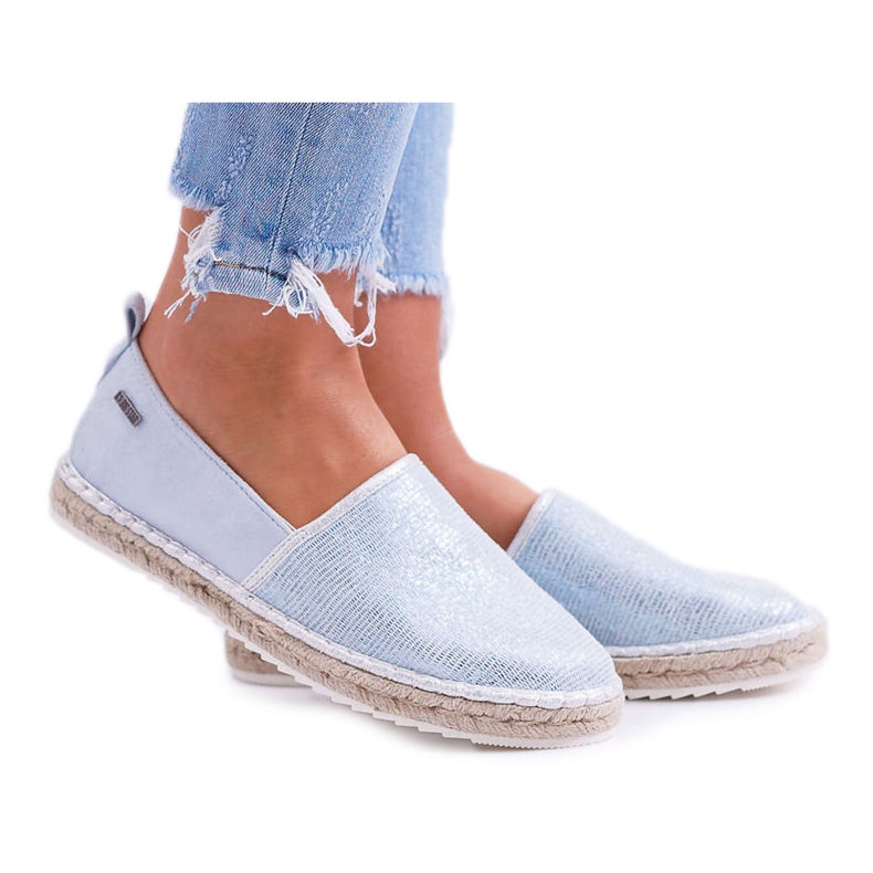 Espadrilles Femme Big Star Tressé Semelle Bleu DD274767