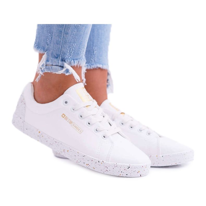 Baskets Femme Big Star Red Star Blanc AA274A007 blanche