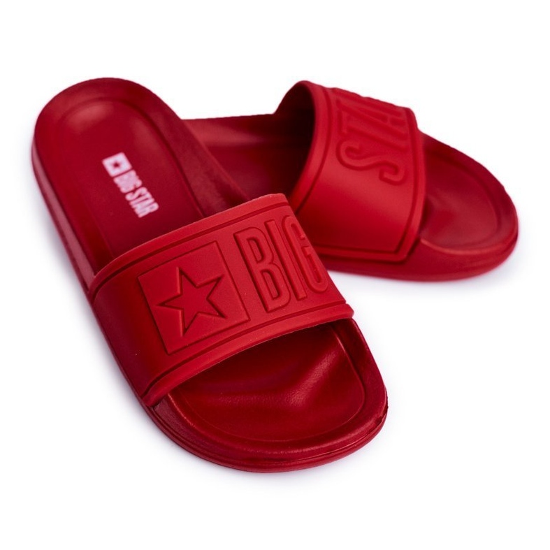 Chaussons Enfant Big Star Rouge DD374156