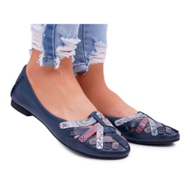 Ballerines Femme Maciejka Cuir Bleu Marine 01358 Ballerines Femme Maciejka Cuir Bleu Marine 01358