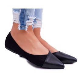 EVE Ballerines Tergo noires pour femmes