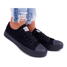 Baskets basses noires pour femmes Smith's