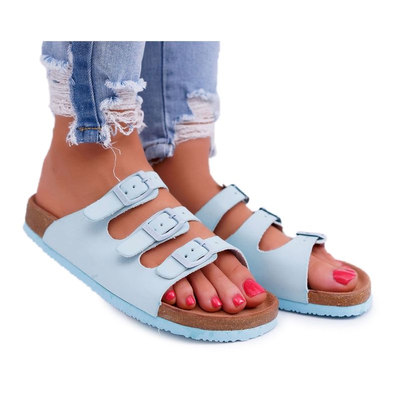 Chaussons Femme Bleu Clair Big Star DD274137